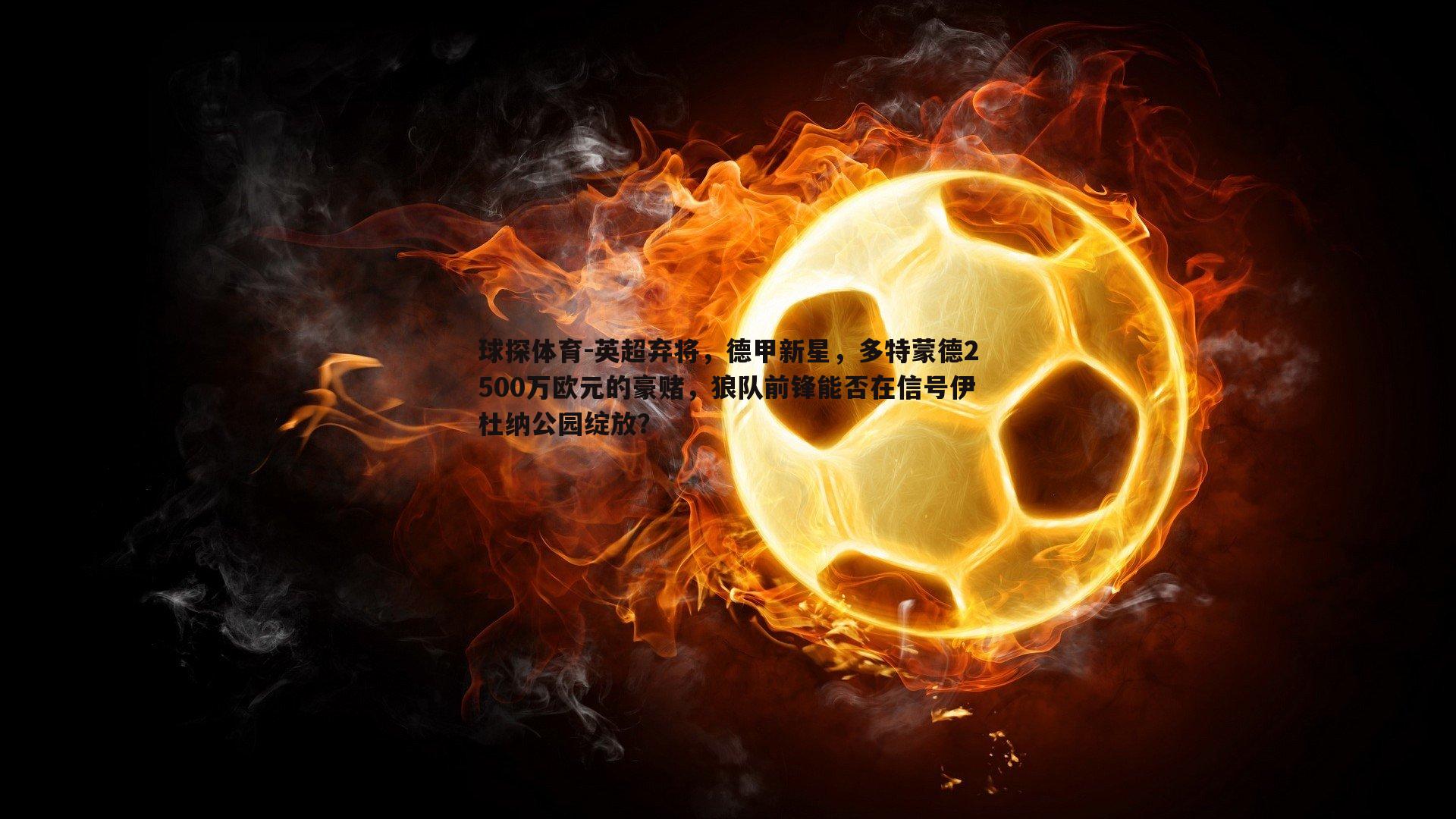 球探体育-英超弃将，德甲新星，多特蒙德2500万欧元的豪赌，狼队前锋能否在信号伊杜纳公园绽放？